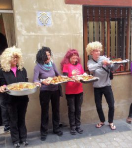Suppertime San Juan Bautista albergue Grañon Camino de Santiago